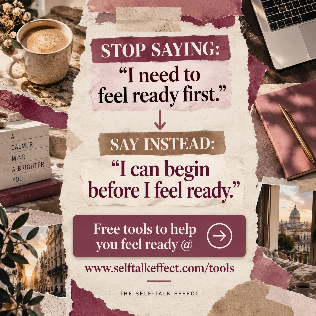 I can begin before I feel ready