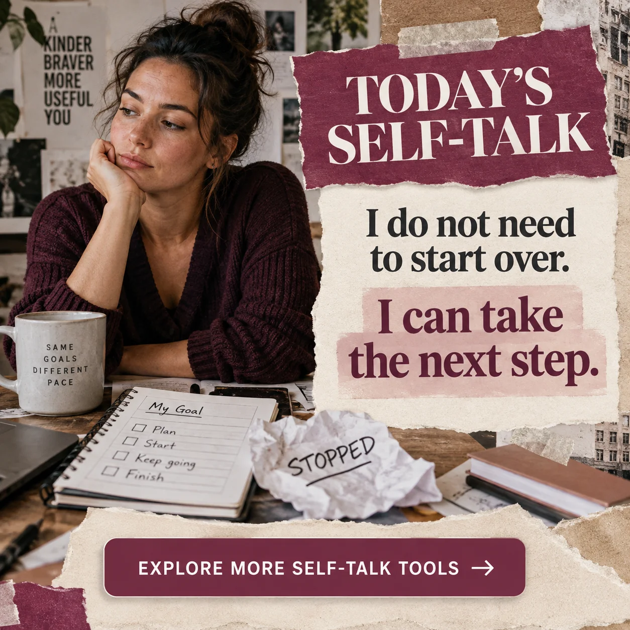 I do not need to start over