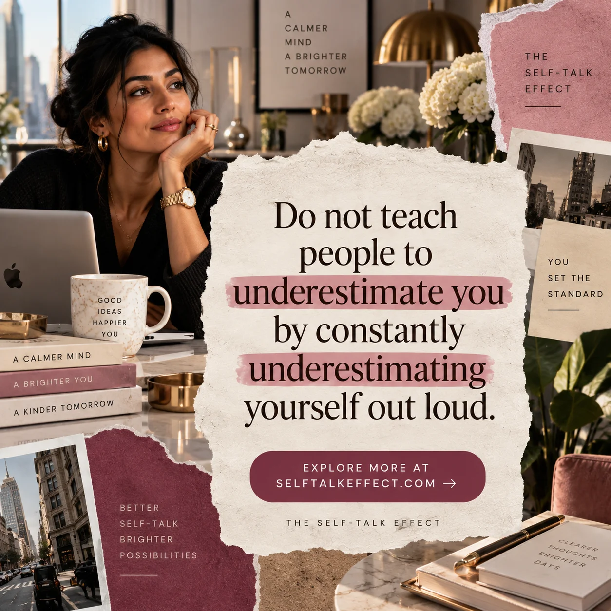 Stop underestimating yourself out loud