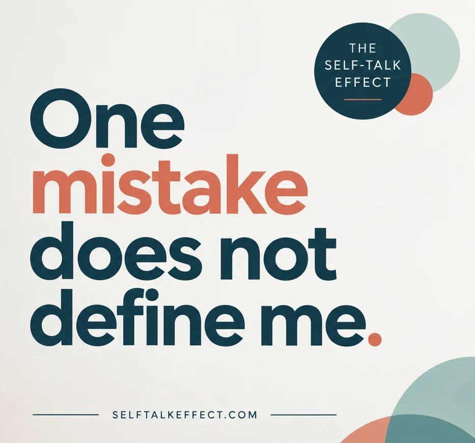 one mistake does not define me